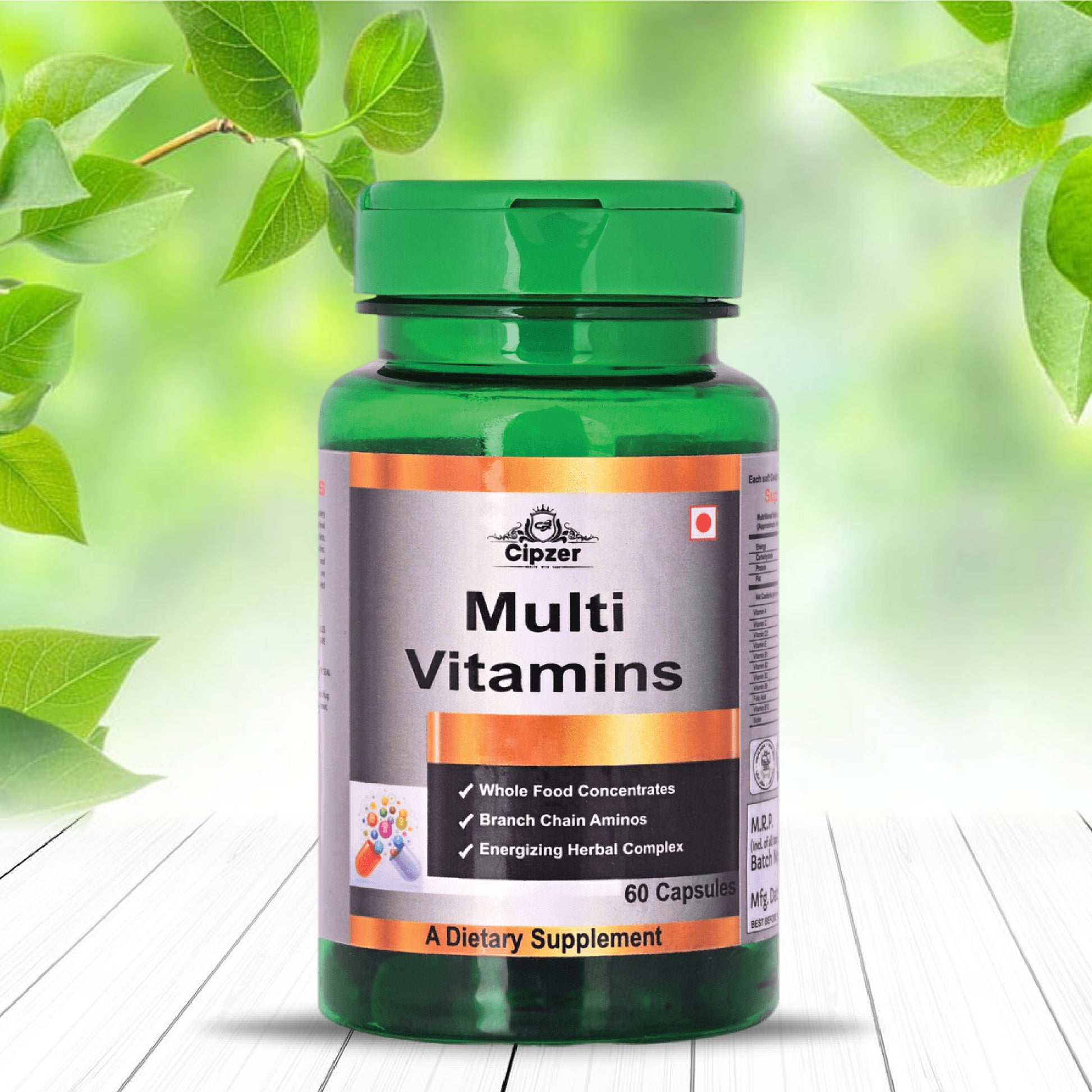 Multi Vitamin Capsule 1000 Mg 60's - Cipzer