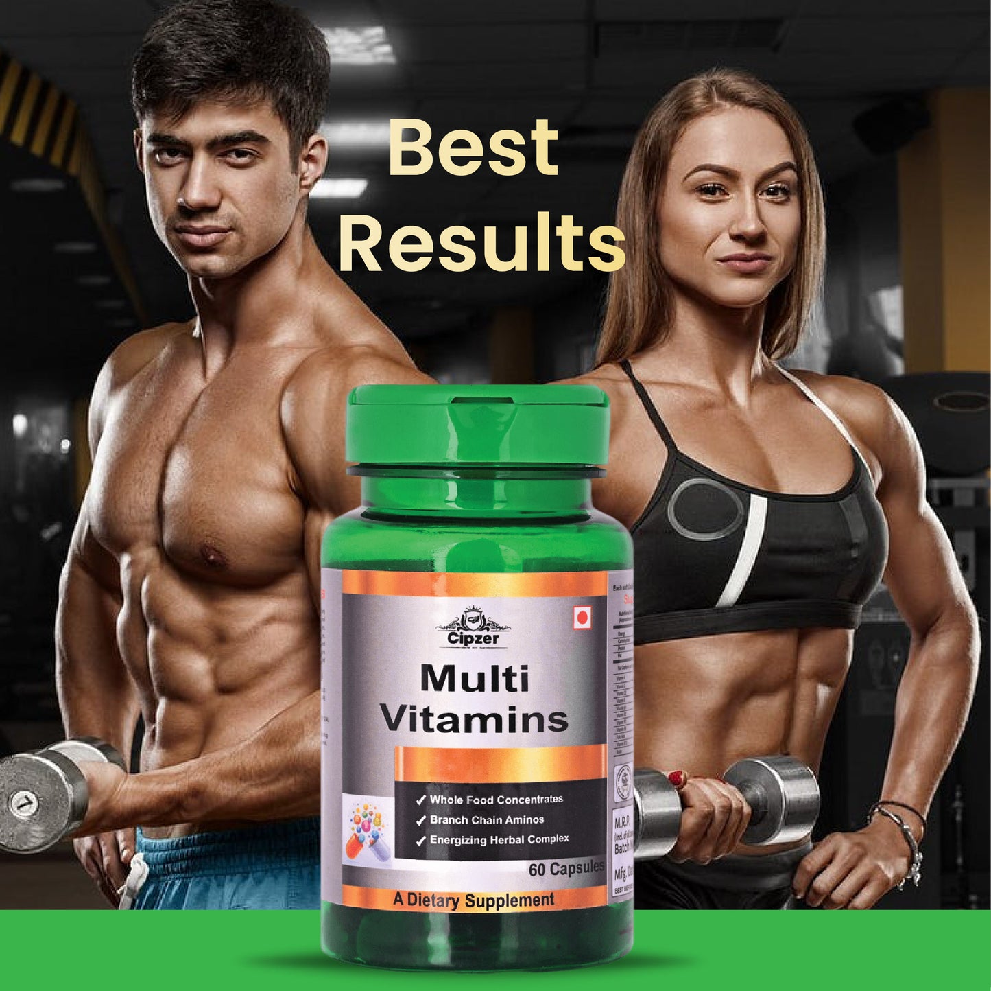 Multi Vitamin Capsule 1000 Mg 60's - Cipzer