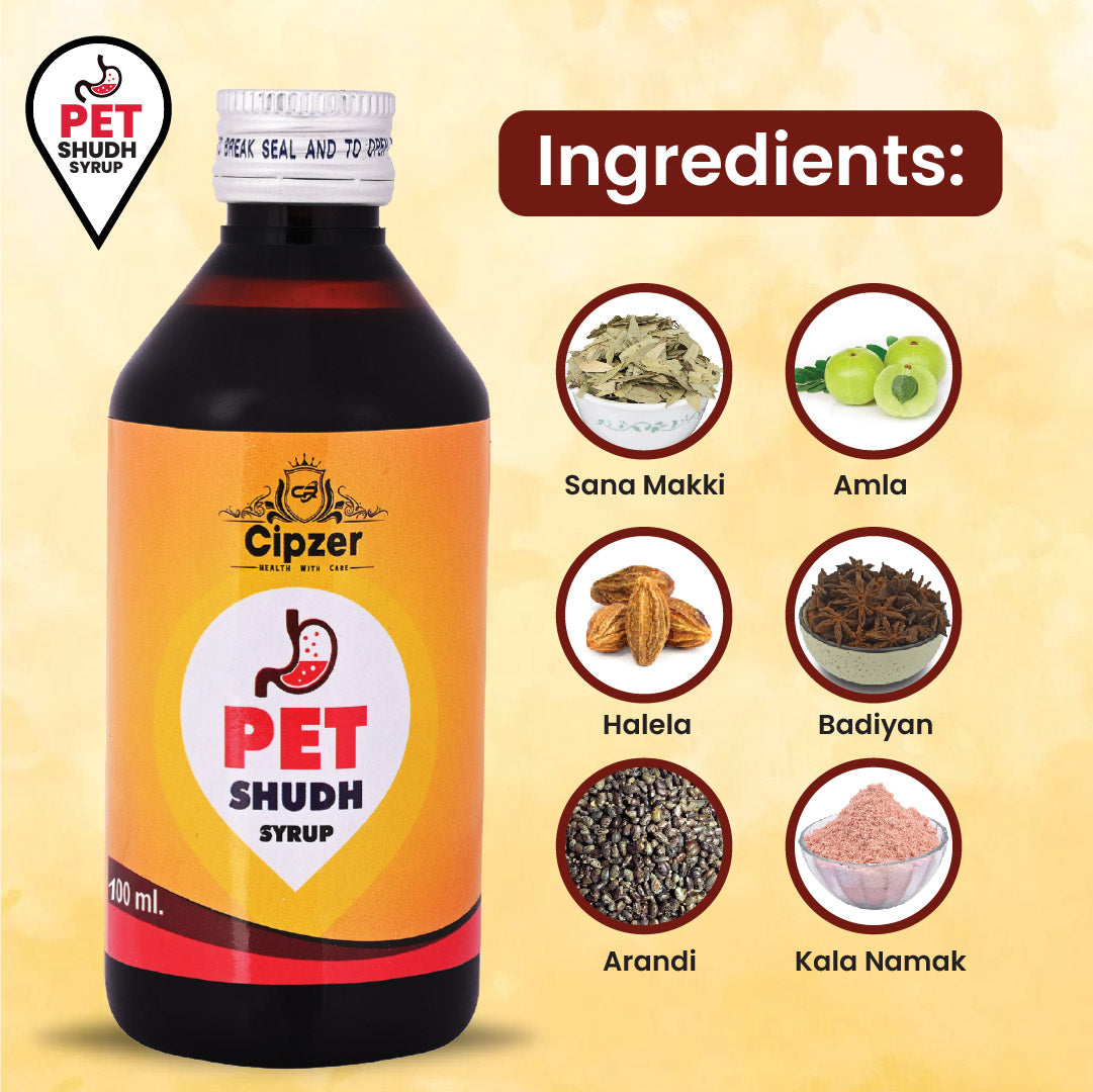 Pet Sudh Syrup 100 ML - Cipzer