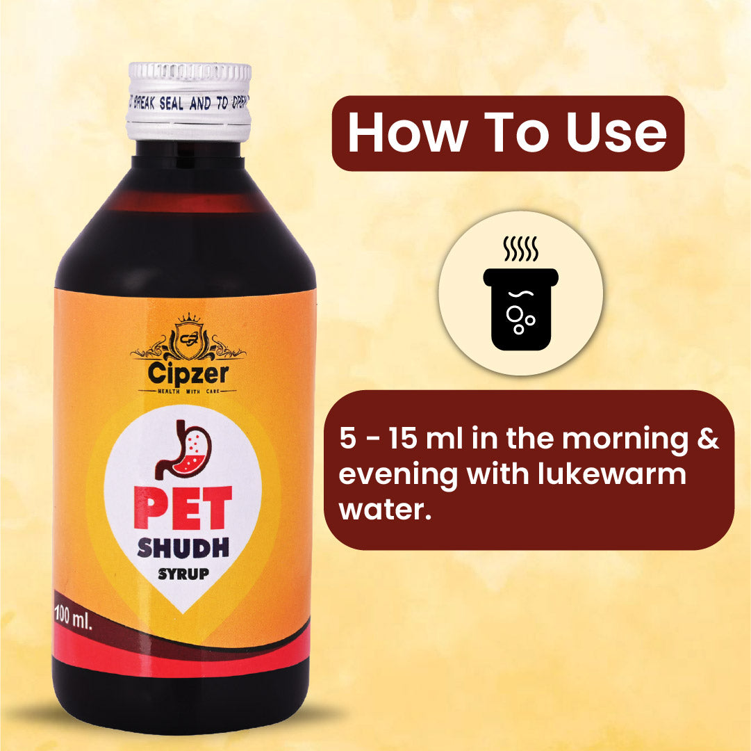 Pet Sudh Syrup 100 ML - Cipzer